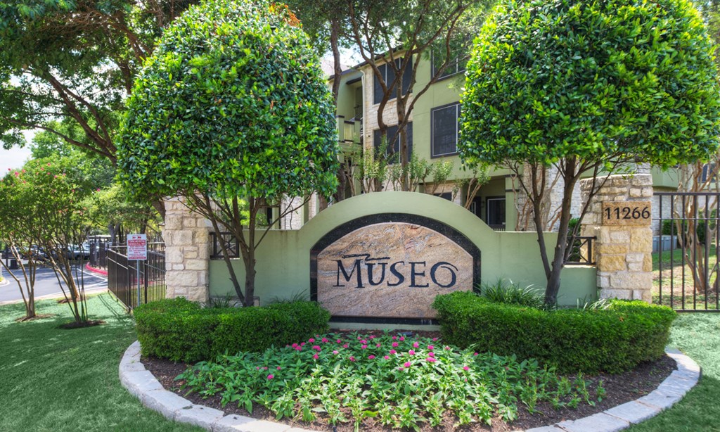 Welcome to Museo! Museo community entrance at Museo, Austin, 78759